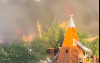 Synagogue burns in Dagestan city
