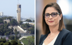 Prof Mona Khoury is vice-president of strategy and diversity at the Hebrew University of Jerusalem Prof Mona Khoury is vice-president of strategy and diversity at the Hebrew University of Jerusalem