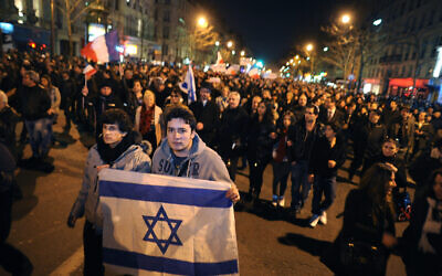FILE FOOTAGE: French Jews demonstrate against antisemitism after the killing of three Jewish children by Islamist gunman Mohamed Merah.