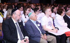 Chief Rabbi, Holocaust survivor Harry Olmer MBE and HET Ambassador. Chief Rabbi, Holocaust survivor Harry Olmer MBE and HET Ambassador.
