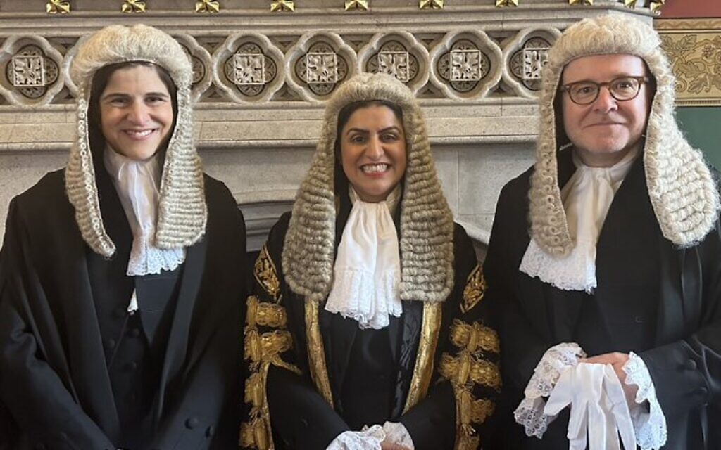 Sarah Sackman, left, Shabana Mahmood, centre, Richard Hermer, right