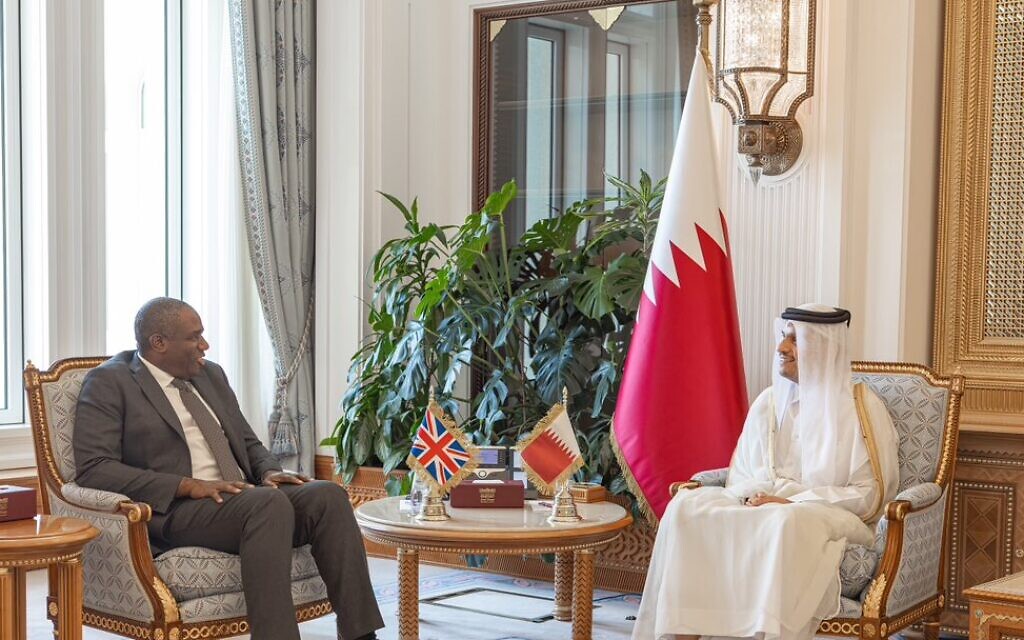 David Lammy meets Qatari Prime Minister & Minister of Foreign Affairs