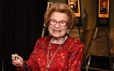 Dr. Ruth Westheimer attends the Radio Hall of Fame Class of 2019 Induction Ceremony at Gotham Hall, Nov. 08, 2019, New York, NY. (Kovac/Getty Images for Radio Hall of Fame via JTA)