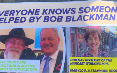 Bob Blackman campaign leaflet