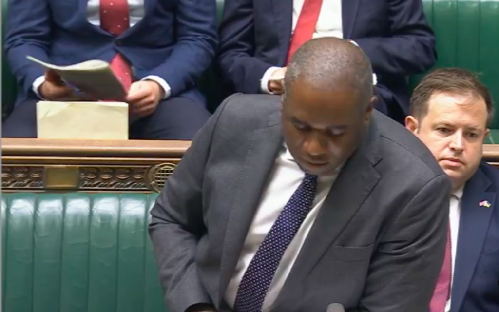 David Lammy at Foreign Questions