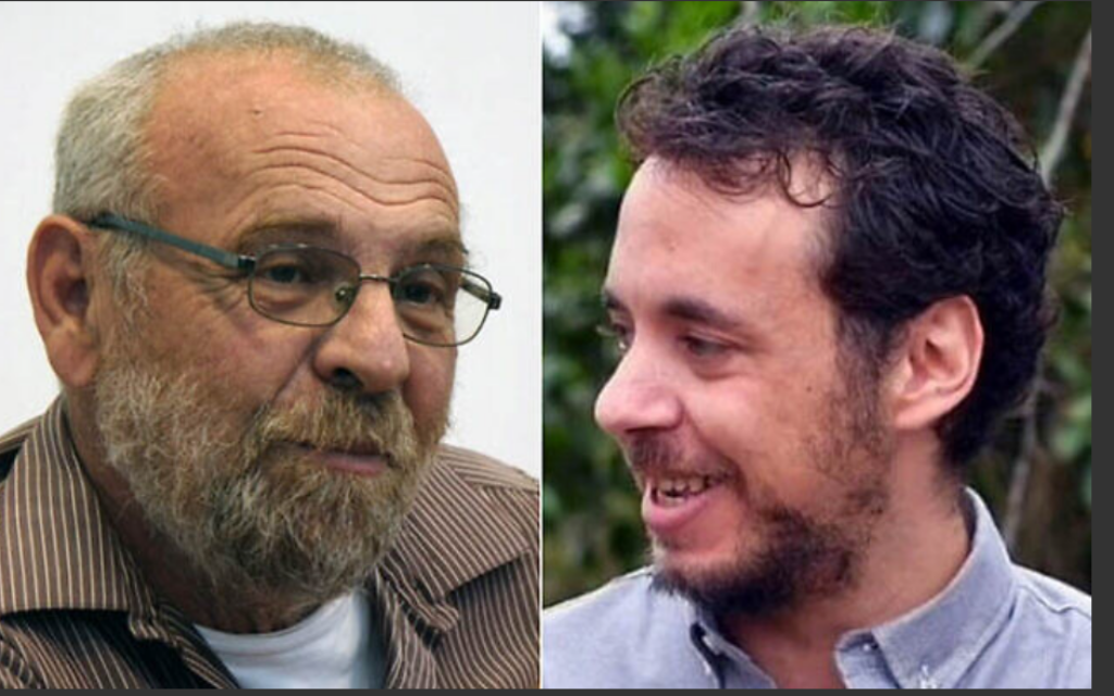 Composite photo of Yagev Buchshtav (right) and Alex Dancyg. (Courtesy)