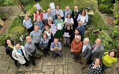 The EcoJudaism winners and team at the awards ceremony, July 2024. The EcoJudaism winners and team at the awards ceremony, July 2024.