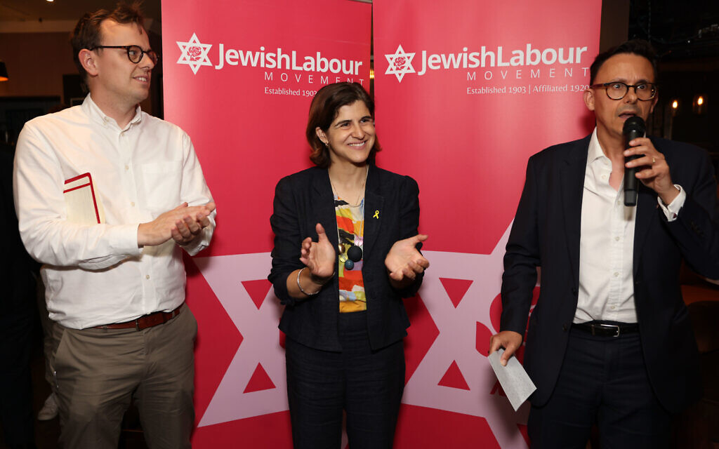 Peter Mason, Sarah Sackman MP and Mike Katz (PIC: Ian Vogler)