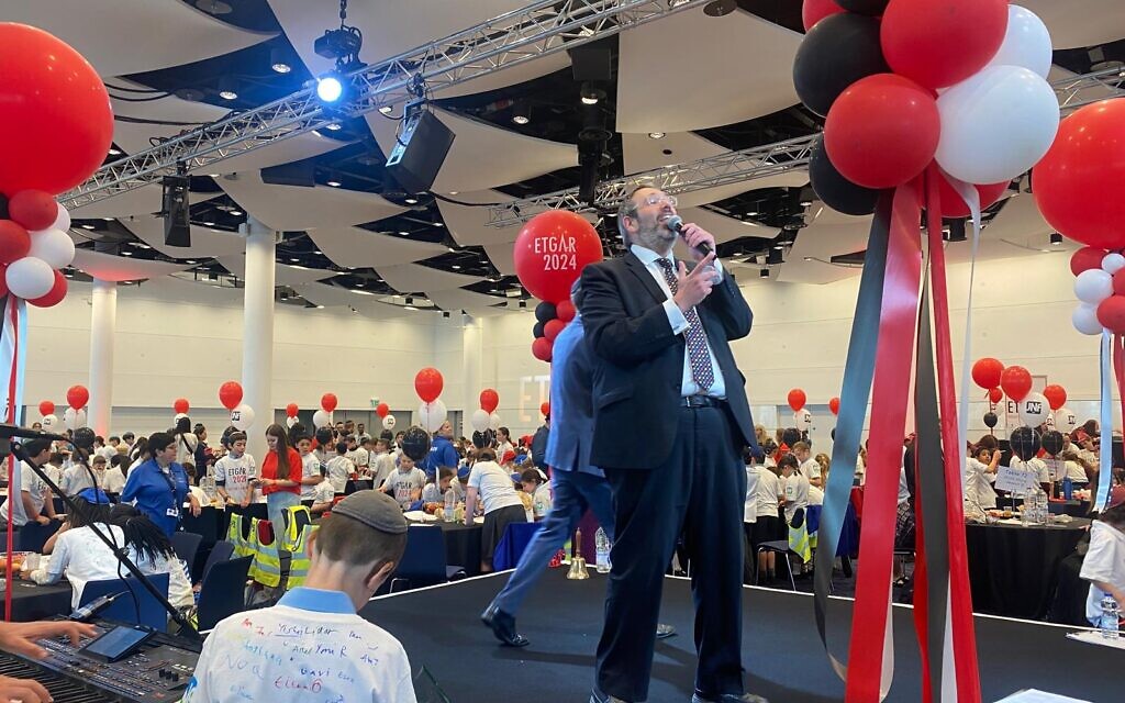 Etgar Challenge July 2nd 2024, Wembley. Pic Michelle Rosenberg