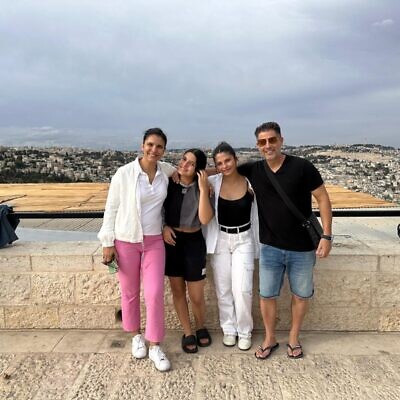 Daniella Gilboa and her family. Courtesy: Gilboa family