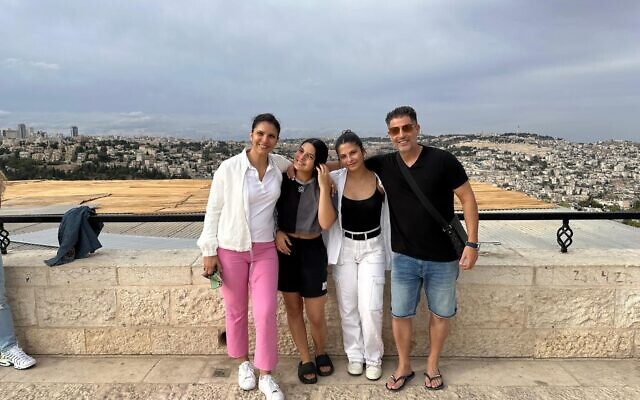 Daniella Gilboa and her family. Courtesy: Gilboa family