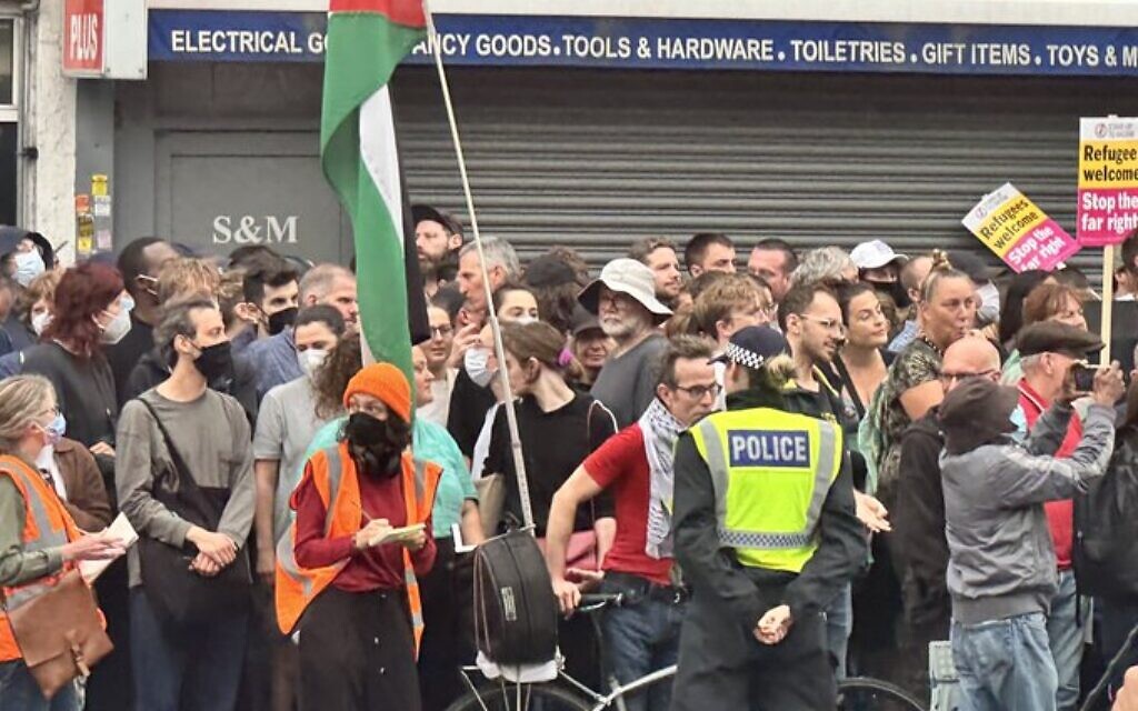 'Anti-racism' protest in Finchley