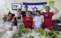 Naomi Frankel volunteered with Masa at Beit Rafael soup kitchen in Eilat Naomi Frankel volunteered with Masa at Beit Rafael soup kitchen in Eilat