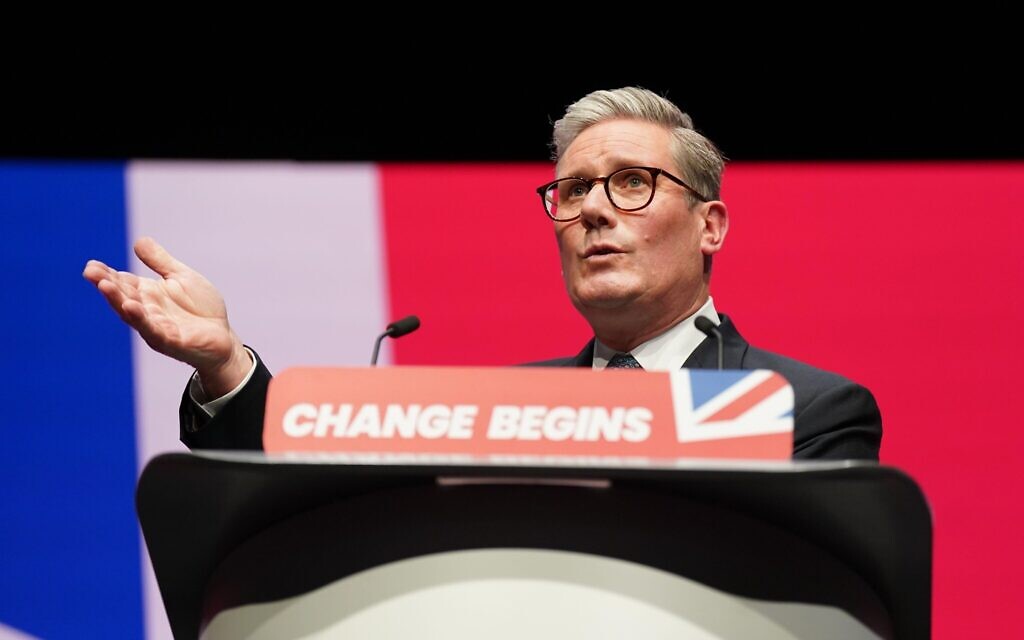 Prime Minister Sir Keir Starmer delivers his keynote speech during the Labour Party Conference, at the ACC Liverpool. Picture date: Tuesday September 24, 2024.