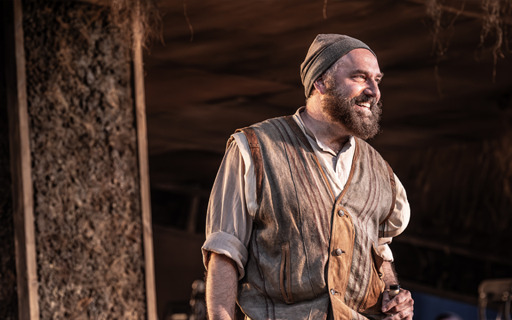 Adam Dannheisser as Tevye in Fiddler on the Roof at Regent's Park Open Air Theatre