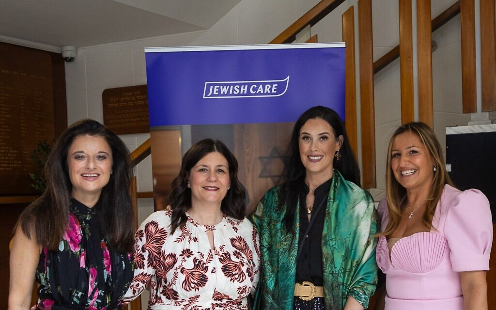 Lunch Committee Chairs Danielle Hess and Danielle Lipton with Jewish Care's Women of Distinction Award Winners Miss Joanna Franks and Reverend Hayley Ace