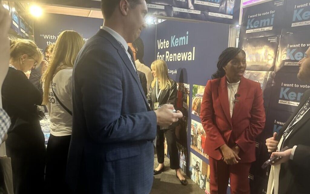 Kemi Badenoch meets party members in Birmingham