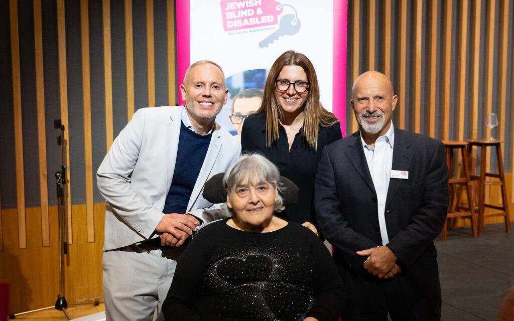Rob Rinder, Lisa Wimborne, Marc Gordon, JBD tenant Ruth.(C) Blake Ezra Photography 2024