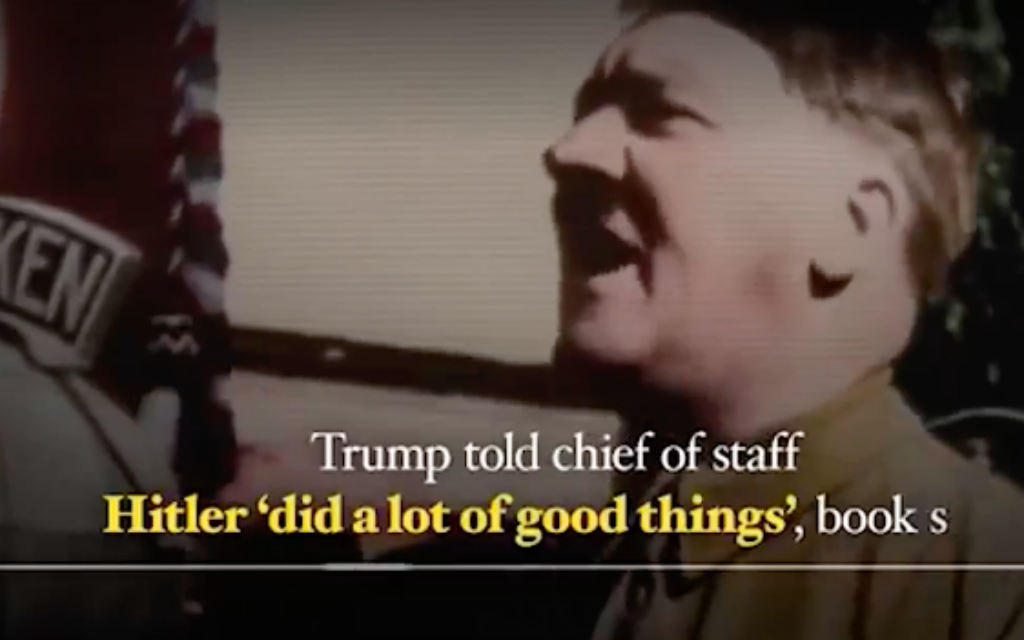 Jewish Democratic Council of America ad titled 'Hate Doesn’t Stop Itself'