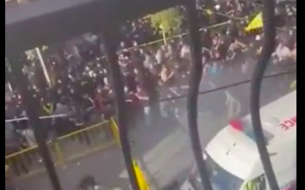 Hezbollah walkie talkie explodes at funeral in Beirut