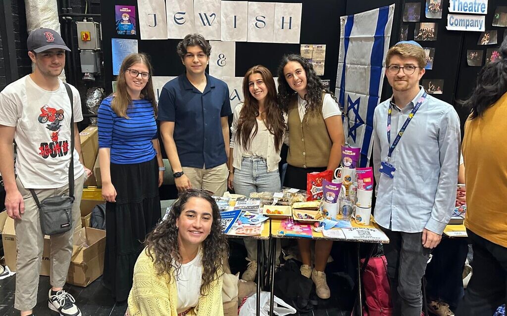 Jewish students at Freshers Week, September 2024. Pic: UJS Facebook