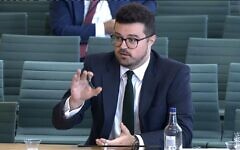 James Gurd in Parliament, addressing a reading of the Bill against the Boycott, Divestment, Sanctions Movement (BDS) that he backed and campaigned for. James Gurd in Parliament, addressing a reading of the Bill against the Boycott, Divestment, Sanctions Movement (BDS) that he backed and campaigned for.