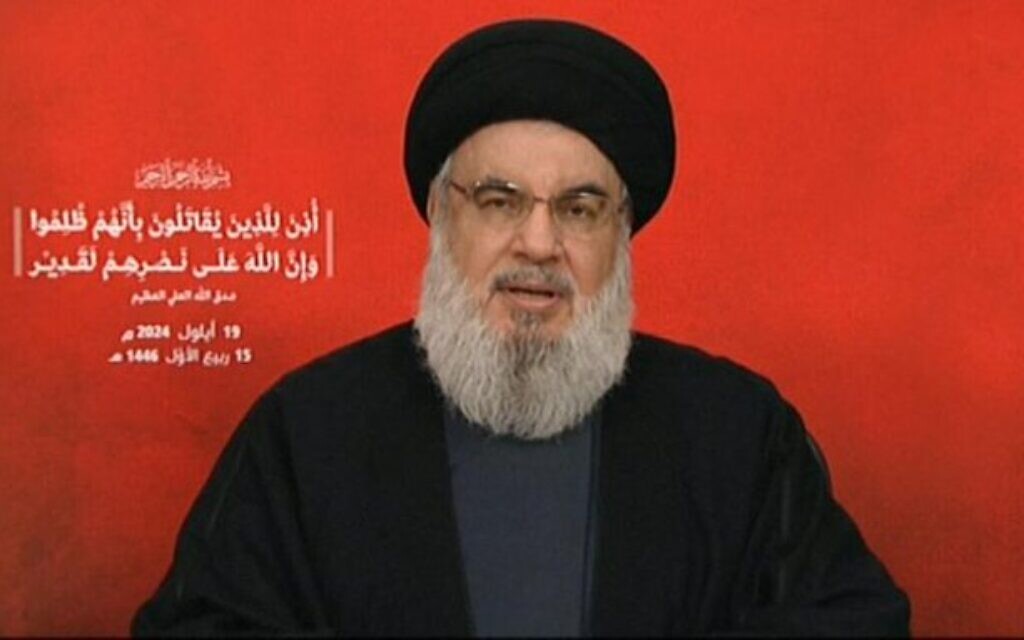 Hezbollah chief Hassan Nasrallah