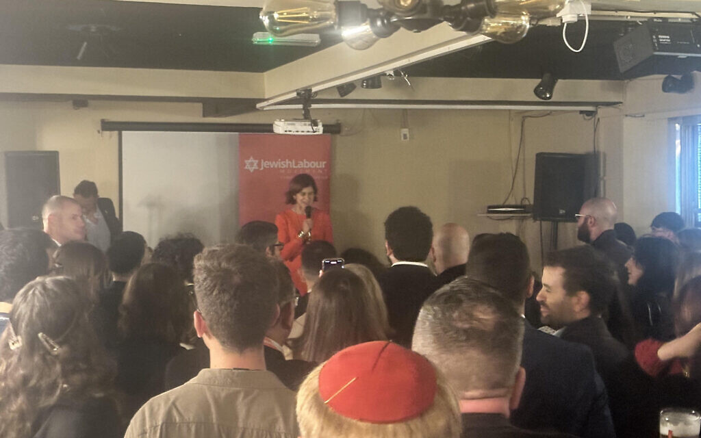 Sarah Sackman speaks at JLM rally
