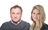 Andrew Gilbert, chair of the list, and business editor, Candice Krieger