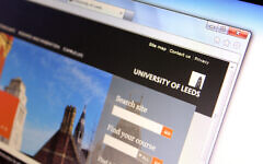 University of Leeds website