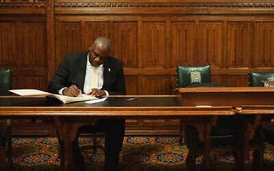 UK Foreign Secretary, David Lammy