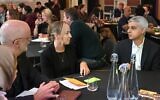 Sadiq Khan meets with grassroots groups including the Anne Frank Trust and Solutions Not Sides tackling anti-Jewish racism