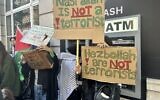Pro-Hezbollah support at Palestine demo in central London