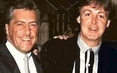 Merseybeat hit writer Mitch Murray with Paul McCartney