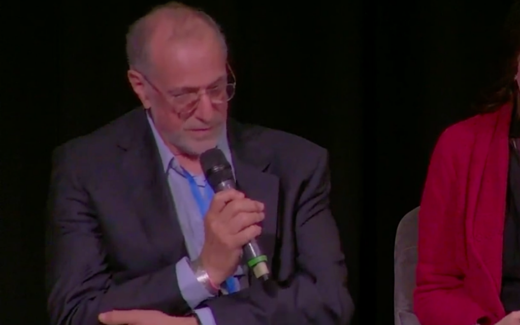 Sir Mck Davis speaks at JW3 Haaretz conference