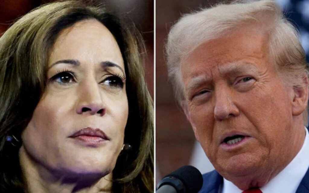 Defeated US Vice President Kamala Harris in Wisconsin, 2024 and victorious former president Donald Trump in  New Jersey, 2024 (REUTERS)