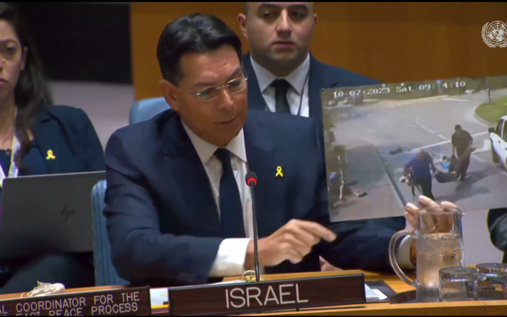 Danny Danon, Israeli ambassador to the United Nations, discusses UNRWA’s links to Hamas