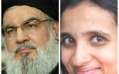 Professor Rashida Ferrand answered a social media call to post a Lebanese flag to indicate support for the former leader of Hezbollah as a "hero" following his assassination.