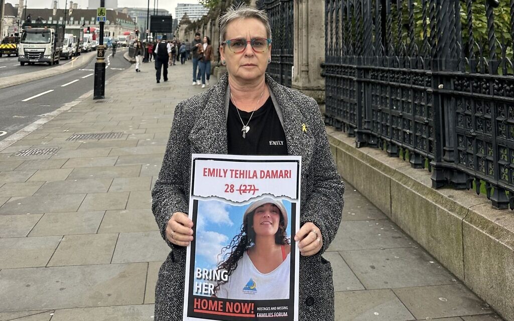 Mandy Damari, mum of 28-year-old Emily, captured by Hamas in Gaza