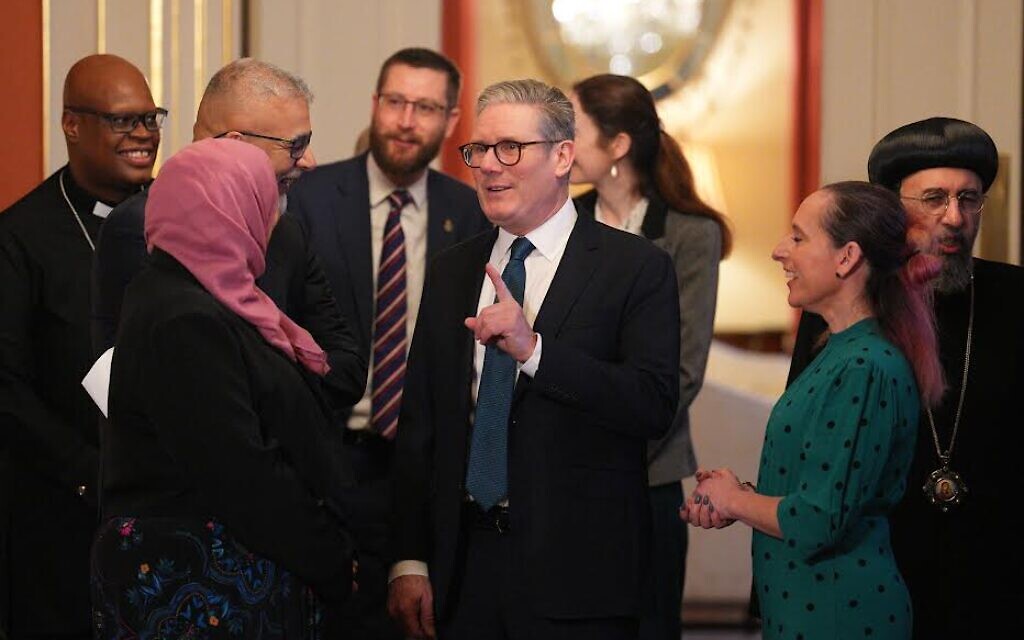 Prime Minister Keir Starmer hosts a breakfast roundtable for faith leaders including Rabbi Charley Baglinsky  as part of Inter Faith Week at 10 Downing Street, London. Picture date: Thursday November 14, 2024.