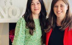 Noa Girls chief executive Naomi Lerer with Tzipi Hotovely, Israeli Ambassador to the UK.