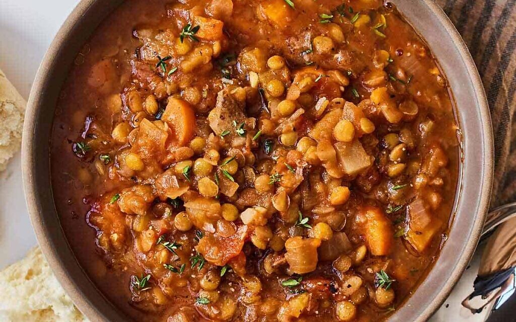 Lentil stew