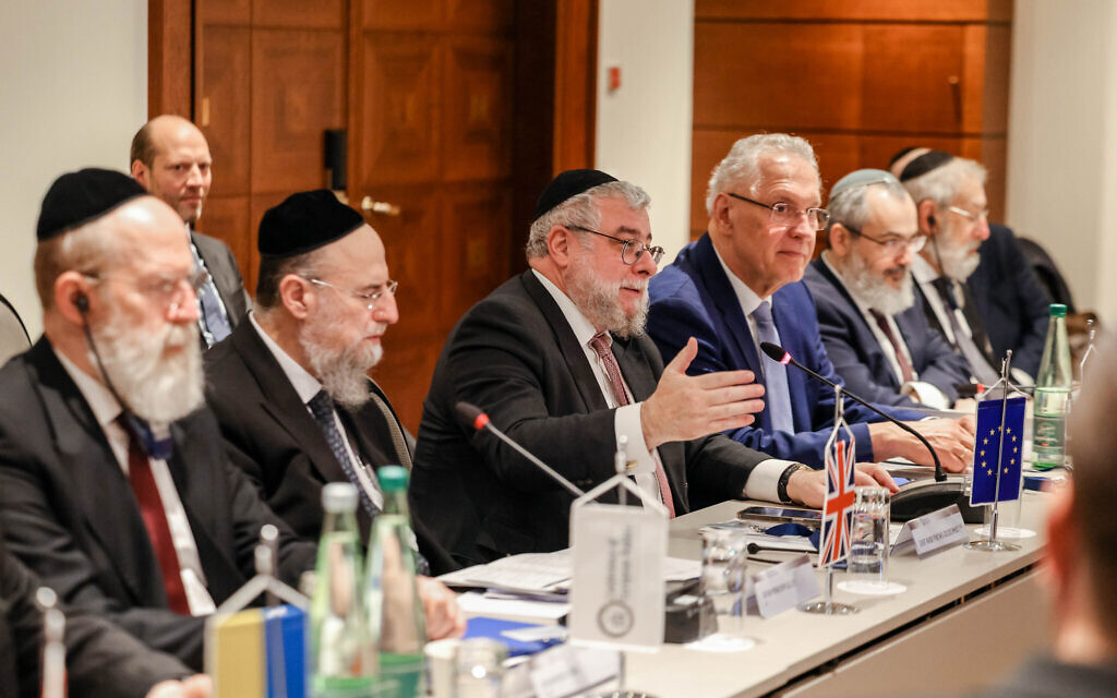 Conference of European Rabbis (CER), in Munich, Germany,