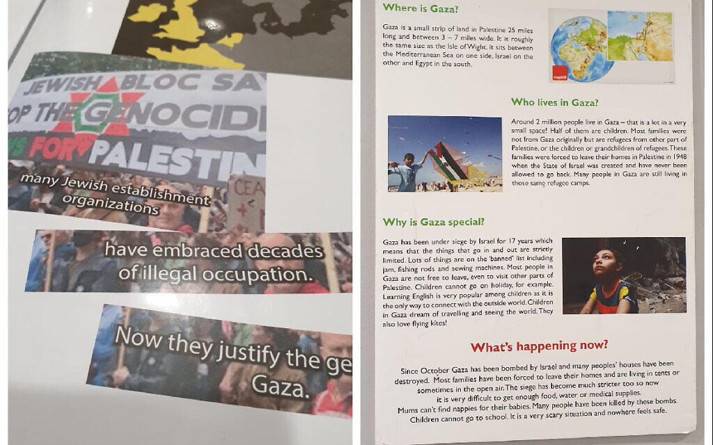 The exhibition, at Peterborough Museum and Art Gallery, is supported by three pro-Palestinian organisations: Peterborough Palestine Solidarity Campaign, Palestinian Voices and The Hands Up Project. 