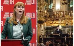 Angela Rayner and (right) Bevis Marks