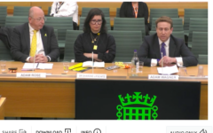 Adam Rose, Dr Sharone Lifschitz and Adam Wagner in parliament Adam Rose, Dr Sharone Lifschitz and Adam Wagner in parliament