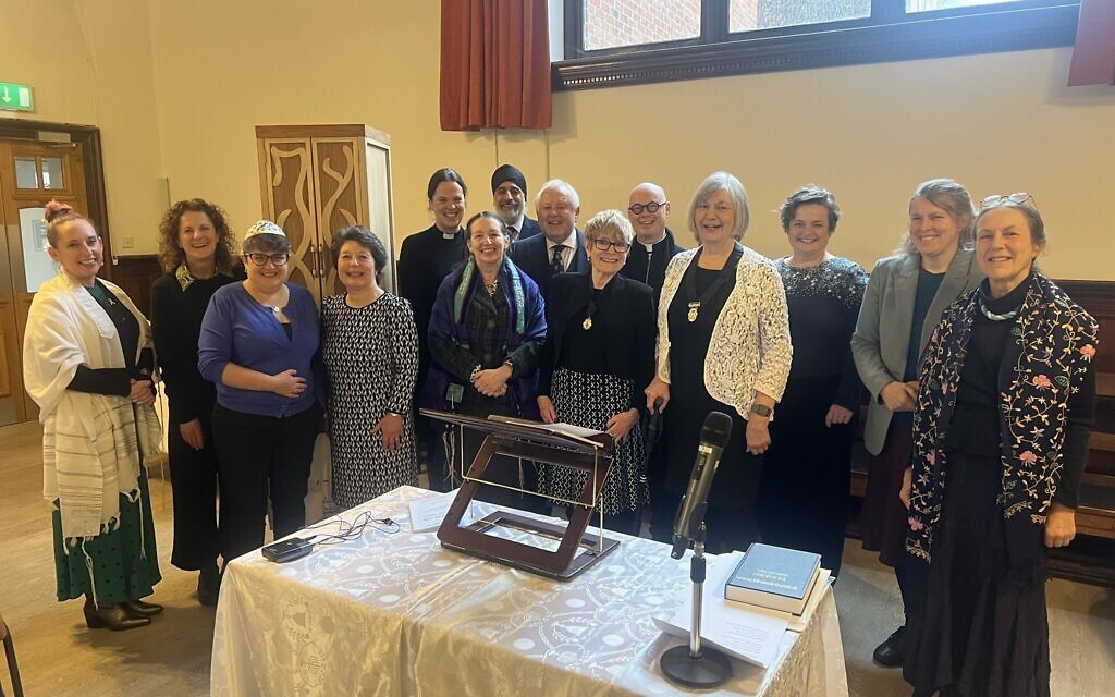 VIP guests at York 10th anniversary service, December 2024