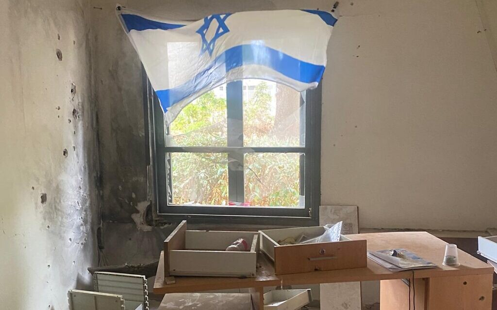 Kibbutz Be'eri, November 2024. Pic: Michelle Rosenberg.