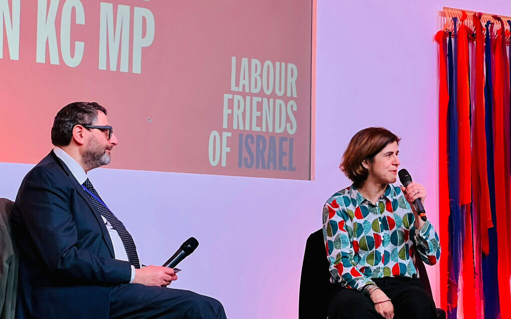 Adrian Cohen with Sarah Sackman MP