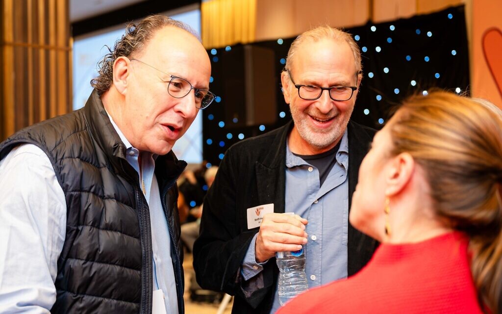 Daniel Levy, JVN Chair with Keith Black, JLC chair at the 2024 JVN Awards. Pic: Emma Ziff